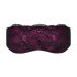 Obsessive Roseberry - Spitzen-Schlafmaske (Lila-Schwarz)