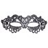 Cottelli - Verzierter, bestickter Spitzenmaske (schwarz)