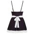 Cottelli - Zimmermädchen Outfit & Schürze (Schwarz-Weiß) - L