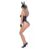 Cottelli Bunny - glänzendes, sexy Hasenkostüm (5-teilig) - L