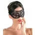 Cottelli - Vorgeformte, schwarze Spitzenmaske