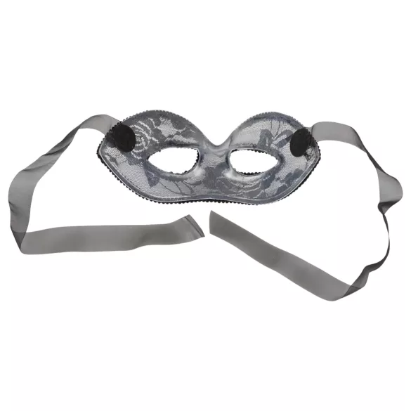 Cottelli - Vorgeformte, schwarze Spitzenmaske