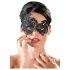 Cottelli - Asymmetrische bestickte Maske (Schwarz)