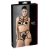 Cottelli - verführerisches Trio Dessous-Set - Schwarz (S-L)