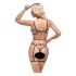 Cottelli - Schmuckbody & String (schwarz) - (S-L)