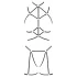 Cottelli - Schmuckbody & String (schwarz) - (S-L)