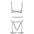 Cottelli - Schmuckbody & String (schwarz) - (S-L)