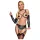 Bad Kitty - Bondage Körpergeschirr Set (schwarz)