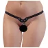 Fetisch - String mit Nieten und Ketten (schwarz, S-L)