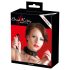 Bad Kitty - Silikonhalsband und Leine (schwarz)