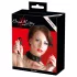 Bad Kitty - Silikon Halsband & Leine (schwarz)
