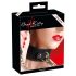 Bad Kitty - Silikonhalsband und Leine (schwarz)
