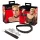 Bad Kitty - Herz Halsband & Metall-Leine (Schwarz)