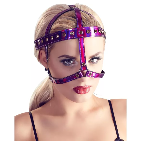 Bad Kitty - Strass-Kopfgeschirr (Rosa)
