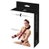 Bad Kitty - Asien Halsfessel-Set (rot-schwarz)