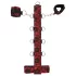 Bad Kitty - Asien Halsfessel-Set (rot-schwarz)