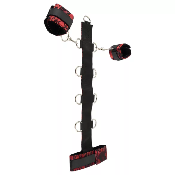 Bad Kitty - Asien Halsfessel-Set (rot-schwarz)