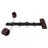 Bad Kitty - Asien Halsfessel-Set (rot-schwarz)
