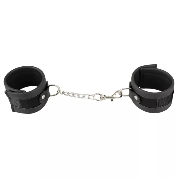 Vegan Fetish - Handfesseln kurze Kette (schwarz)