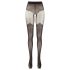 Cottelli - Gemustertes, offenes Strumpfhose (schwarz)