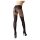 Cottelli - Gemustertes, offenes Strumpfhose (schwarz) - 3/M