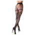 Cottelli - Offene Netzstrumpfhose mit doppeltem Effekt (schwarz) - L/XL