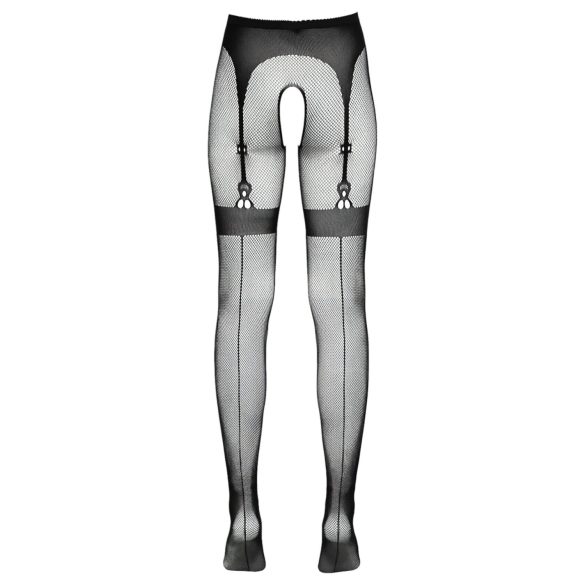 Cottelli Legwear - offene Strümpfe - schwarz (S-L)