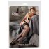Cottelli Plus Size - Strümpfe 15cm breite Spitze (schwarz)