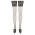 Cottelli Plus Size - Strümpfe 15cm breite Spitze (schwarz)