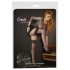 Cottelli - Schwarze Netz-Overknees mit Spitze - 5