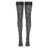 Cottelli Legwear - Leopardenmuster Strümpfe (schwarz) - 4