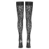 Cottelli Legwear - Leopardenmuster Strümpfe (schwarz) - 4