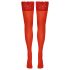 Cottelli - Spitzestrümpfe mit Blumenmuster (rot) - 3/M-L