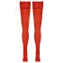 Cottelli - Spitzestrümpfe mit Blumenmuster (rot) - 3/M-L