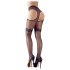 Cottelli - Wellenförmige Sex-Strumpfhose (schwarz) - XL