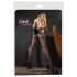 Cottelli - Wellenförmige Sex-Strumpfhose (schwarz) - XL