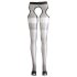 Cottelli - Wellenförmige Sex-Strumpfhose (schwarz) - XL