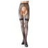 Cottelli - Spitzennetz Strapsstrümpfe (schwarz) - M/L
