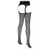 Cottelli - Sexy Strumpfhose mit Spitze (schwarz) - 3