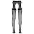 Cottelli - offene (crotchless) Strumpfhose (schwarz) - L/XL