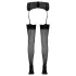 Cottelli - Rückennaht-Strumpfhose mit hohem Fersenabschluss (schwarz)