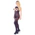 NO:XQSE - Offener, neckholder Catsuit - Schwarz (S-L)