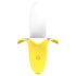 Lonely - Akkulade, wasserdichter Bananenvibrator (gelb-weiß)
