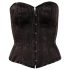 Cottelli - Besticktes Party-Korsett (Schwarz) - M