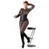 Cottelli Plus Size - Satin-Taillenkorsett (Schwarz) - 2XL