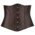 Cottelli Plus Size - Satin-Taillenkorsett (Schwarz) - 3XL