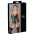 Cottelli Bondage - Glänzendes Hebe-Top mit Fesseln (Schwarz) - XL