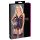 Cottelli - Spitzen-Top mit offenem Design und Tanga (schwarz)