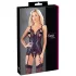 Cottelli - Spitze Offenes Oberteil & Tanga (schwarz) - XL