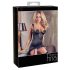 Abierta Fina - Glänzendes Ketten-Set (schwarz) - 85B/L